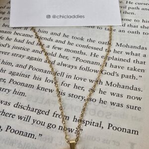 Puffed heart jewelry set