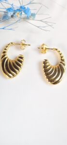 Aurora Ribbed Earrings
