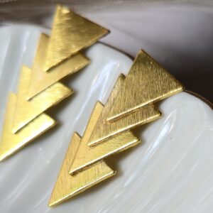 Chunky creole earrings